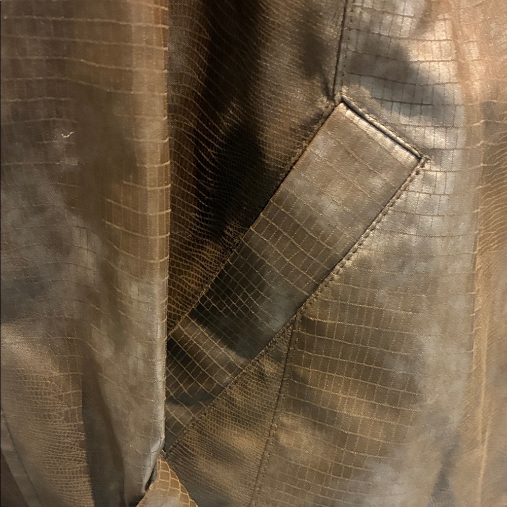 Chico's Zenergy Shimmering Bronze Field Jacket⭐️ - Picture 4 of 7